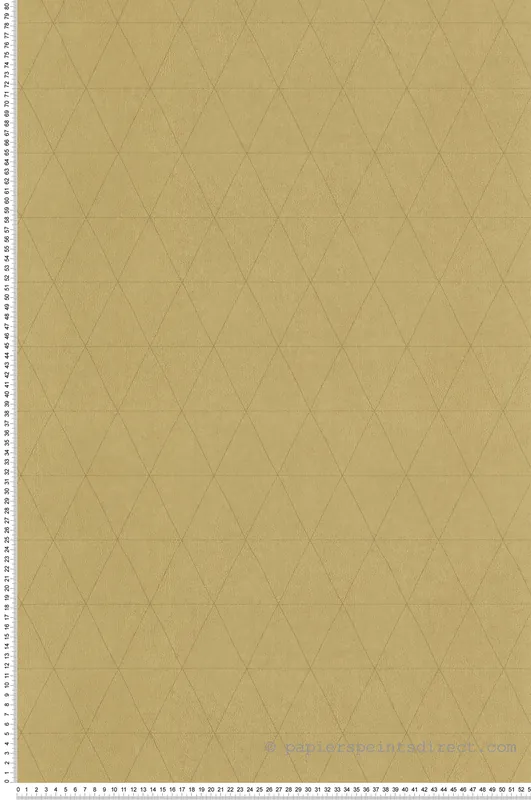 Papier peint graphique Cuir Triangles ocre jaune - Park Avenue de Lutèce Réf. LTC-51192902 Achetez Aujourd'hui