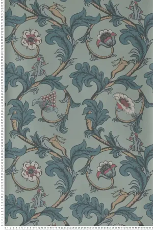 Papier peint classique Stag Trail Arsenic - National Trust Papers de Little Greene Réf. 0245STARSEN Remise