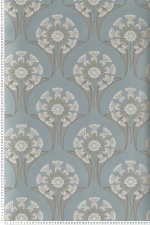 Prix Promo Papier peint fleuri Hencroft Celestial - National Trust Papers de Little Greene Réf. 0245HECELES