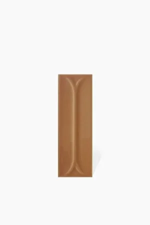 Acheter Direct Faïence " Ellipse" Brillante Rectangulaire - Terracotta - 4.8x14.6cm - DC2025087