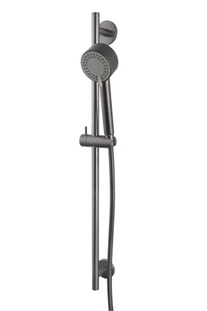 Wiesbaden UniMatch Cadans ensemble barre de douche complet avec douchette 3 positions Ø 8 cm gunmetal PVD Achetez Aujourd'hui
