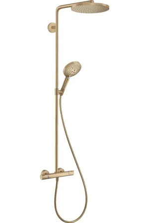 Achetez Aujourd'hui Hansgrohe Raindance Select Ensemble de douche pluie - thermostat - douche de tête 24cm - bronze brossé (bronze)