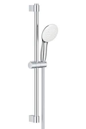 Usine Directe GROHE Tempesta 110 Ensemble barre de douche - 60cm - douchette ronde - 1 jet - flexible de douche lisse - chrome