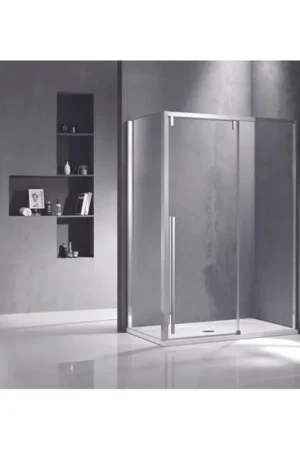 Acheter En Ligne Marenza Neptune Cabine de douche - 130x100cm - avec porte coulissante - verre de sécurité 8mm - anti-calcaire - argent poli