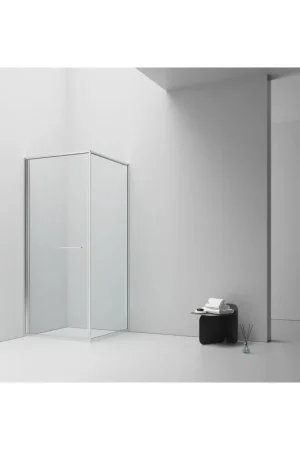 Aloni Inslide Cabine de douche - 90x90x200cm - verre de sécurité - 6mm - réversible - chrome Acheter Direct