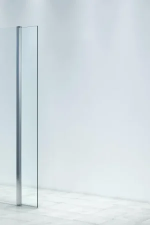Top Vente Marenza Bellini Douche à l‘italienne - 30x200cm - partie pivotante - verre de sécurité 8mm - anti-calcaire - chrome