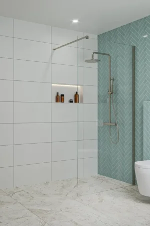 Achetez Aujourd'hui Fortifura Galeria Douche à l‘italienne - 100x200cm - verre clair - Gunmetal