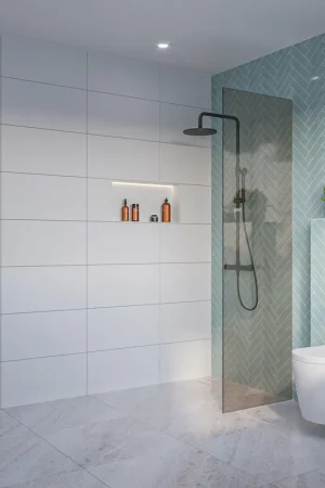 Affaire À Saisir Fortifura Galeria Douche à l‘italienne - verre fumé - 60x200cm - 8mm - nano - profilé encastrable invisible