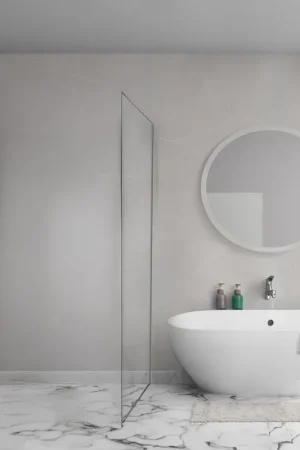 Acheter En Ligne Aqua Vista Lokla Cuadra paroi latérale - 90x200cm - avec kit de montage - pour cabine de douche - chrome