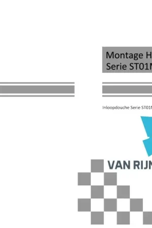 Van Rijn Products ST01 paroi fixe - 98x200cm - verre fumé bronze - - épaisseur 8mm - barre de stabilisation - profil mural - Cuivre brossé Prix Réduit
