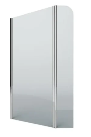 Acheter En Ligne Plieger Panorama paroi de douche 6mm avec porte pivotante 100/30x200cm fixation incluse sans barre de maintien chromé