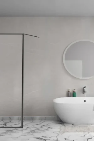 Aqua Vista Diasi paroi de douche à l‘italienne - 80x200cm - 8mm - verre transparent avec revêtement nano - cadre - noir mat Satisfait Ou Remboursé