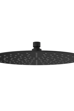 Wiesbaden Ufo pomme de douche ronde 30 cm mat noir Quantité Limitée