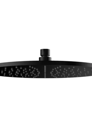 Wiesbaden UniMatch pomme de douche ronde 30 x 0,8 cm noir mat Achetez Aujourd'hui