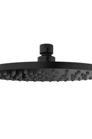 Wiesbaden UniMatch pomme de douche ronde 20 x 1,2 cm mat noir Prix Choc