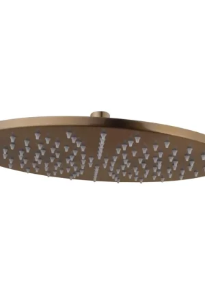 Wiesbaden UniMatch pomme de douche ronde 25 x 0,8 cm bronze brossé cuivre PVD Must-Have