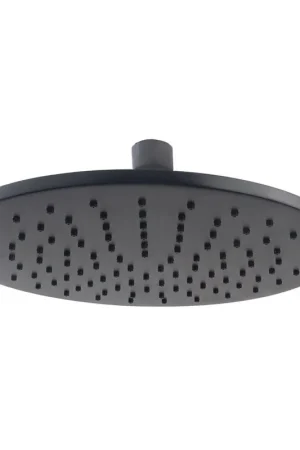 Wiesbaden UniMatch Douche de tête ronde 25 x 0,8 cm mat noir Offre Limitée