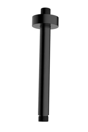 Wiesbaden UniMatch bras de douche avec fixation plafond 20 cm mat noir Dernière Chance