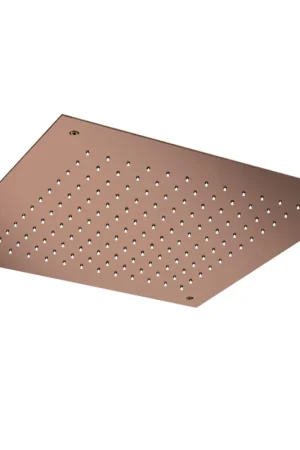 Top Vente Hotbath Mate Tête de douche encastrée - carrée - 38x38cm - cuivre brossé PVD