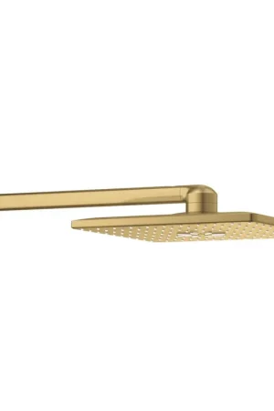 Acheter En Ligne GROHE Rainshower SmartActive 310 Cube Douchette de tête - 31x31cm - 2 types de jet - bras mural 43cm - finition brossée cool sunrise