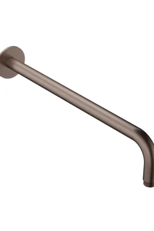Achat Immédiat Hotbath Ace Bras de douche mural - mur - 42cm - Cuivre brossé PVD