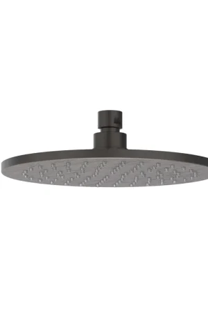 Top Vente IVY Douche de tête - medium - 20cm - buses anticalcaire - AISI316 - carbone noir brossé PVD