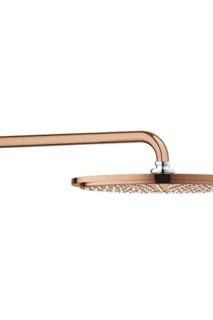 Usine Directe Grohe Rainshower Cosmopolitan 310 Douche Principale - 31cm - 1 type de jet - bras mural 38cm - warm sunset