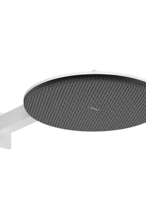 Vente Flash Hansgrohe Raindance alive pomme de douche 300 2 jets EcoSmart bras mural mat blanc