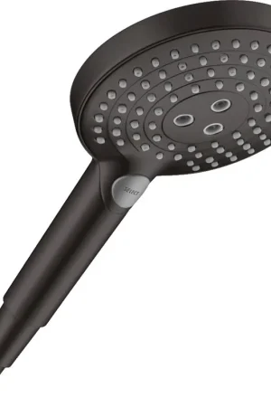 Acheter En Ligne Hansgrohe Raindance Select S douchette à main 120 3jet PowderRain EcoSmart noir mat