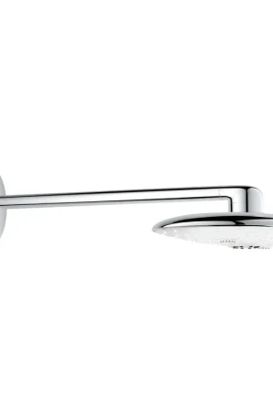 Acheter Direct GROHE Rainshower Duo 360 Hoofddouche - 36x22cm - 2 straalsoorten - wandarm 45cm - moon white/chroom