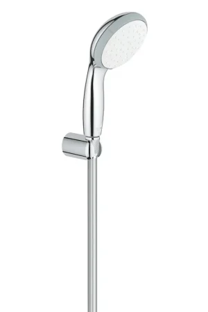 Achetez Aujourd'hui GROHE Vitalio Go 100 Ensemble de douchette - 1 jet - rond - avec support - avec coude de raccordement baignoire - flexible lisse - 175cm - chrome