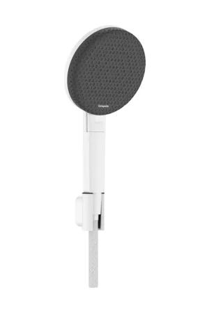 Vente Flash Hansgrohe Raindance alive 125 3 jets EcoSmart Ensemble porte-serviettes 160cm mat blanc