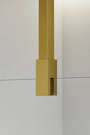 Achat Immédiat Fortifura Galeria Barre de renfort plafond 125cm pour douche à l‘italienne - laiton brossé
