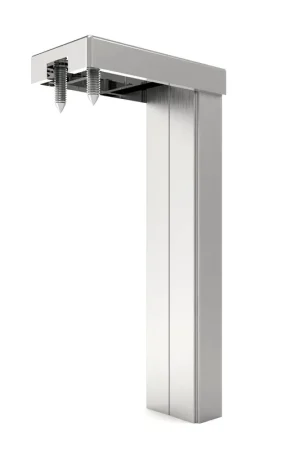 Vente Directe Fortifura Galeria profil d‘élargissement douche à l‘italienne - 10mm - inox brossé