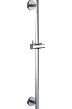 Xellanz Barre de douche ronde 65 cm chrome Certifié