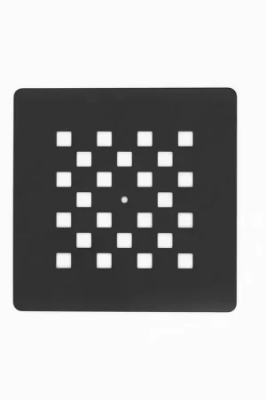 Achetez Aujourd'hui Grille d‘évacuation - 13.1x13.1 cm - noir mat
