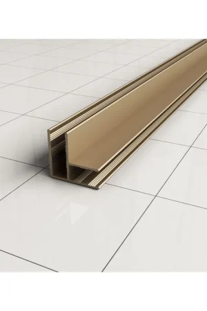 Wiesbaden Slim profil d‘angle 2000 x 10 mm laiton brossé Meilleure Vente