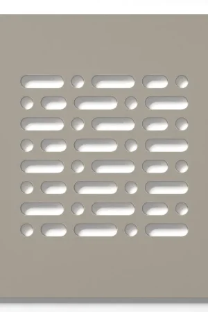 ZEZA Grade grille de bonde de receveur de douche - 13x13cm - New Pearl (beige) Expédié Aujourd'hui
