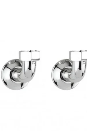 Bon Marché Crosswater Belgravia Rosaces de robinet - raccord - chrome