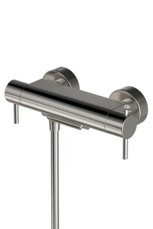 Affaire À Saisir Hotbath Buddy Mitigeur de baignoire - thermostatique - bec cascade - nickel brossé