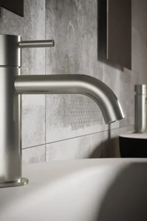Achat Immédiat Hotbath Archie mitigeur de lavabo sans vidage inox