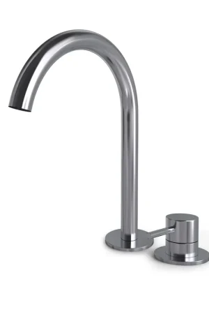 Vente Flash Hotbath BUDDY Mitigeur de lavabo - 2 trous - modèle haut - Chrome