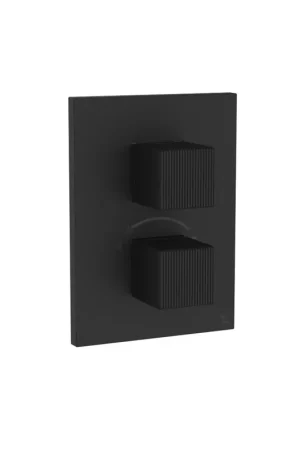 Acheter En Ligne Crosswater Crossbox Limit mitigeur de douche - thermostatique - adapté pour 1 fonction - noir mat