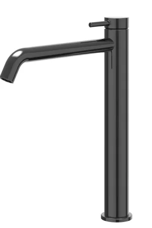 Bon Marché IVY Bond Mitigeur de lavabo - sur plage - surélevé - coldstart - Chrome noir PVD