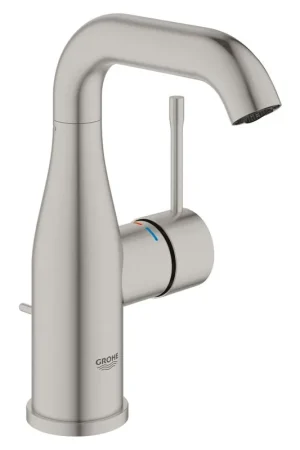 Acheter En Ligne GROHE Essence New M Size Mitigeur lavabo avec bonde supersteel
