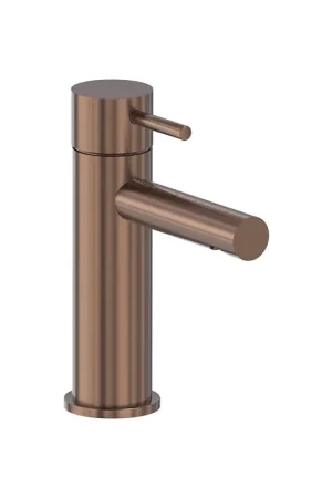 Achat Immédiat MAY Stilo Mitigeur de lavabo monotrou sur plage modèle S Cuivre brossé mat PVD