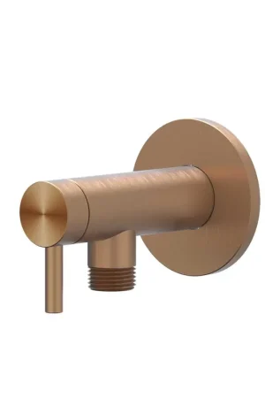 Affaire À Saisir IVY Robinet d‘arrêt d‘angle - 1/2" - 3/8 - Inox 316 - cuivre brossé mat PVD