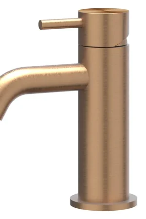 Usine Directe IVY Concord Mitigeur de lavabo - posé - bas - coldstart - RVS316 - cuivre brossé mat PVD