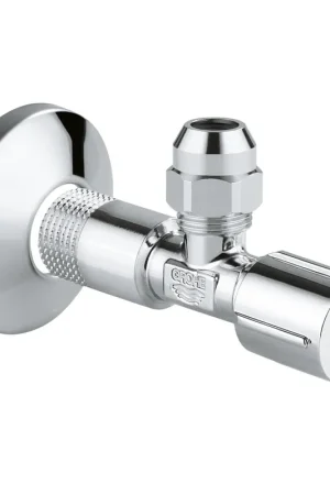 Achetez Aujourd'hui GROHE robinet d‘arrêt d‘angle à compression 1/2 x3/8 avec poignée métallique chrome