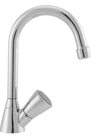 Venlo Nimbus II Messing Mitigeur de lavabo céramique avec bec orientable avec aérateur chrome Livraison Express